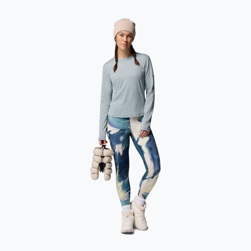 Dámské trekkingové triko Longsleeve Columbia Granite Point Crew crushed blue 2