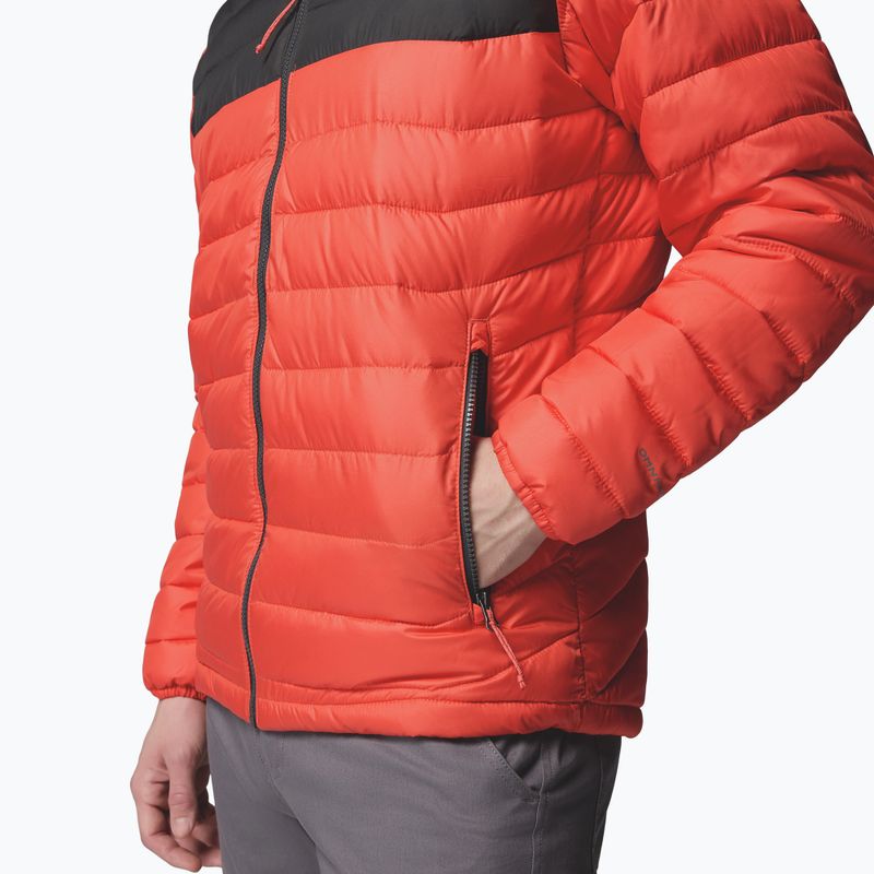 Pánská bunda Columbia Powder Lite II Hooded zing/shark 7