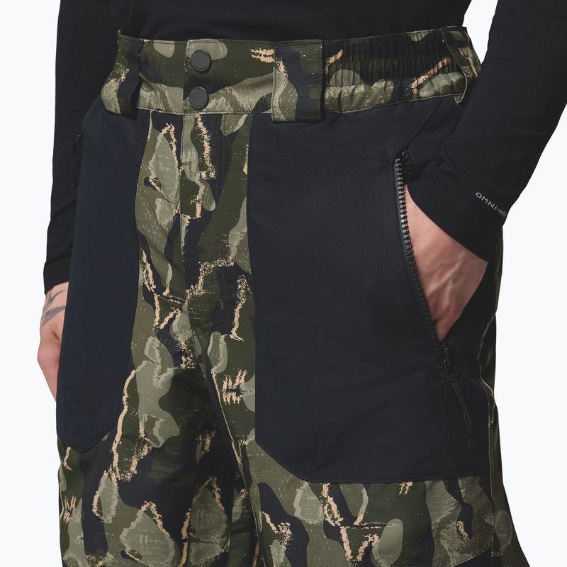Pánské snowboardové kalhoty Columbia Coreshot Printed greenscape treebark print/black 8