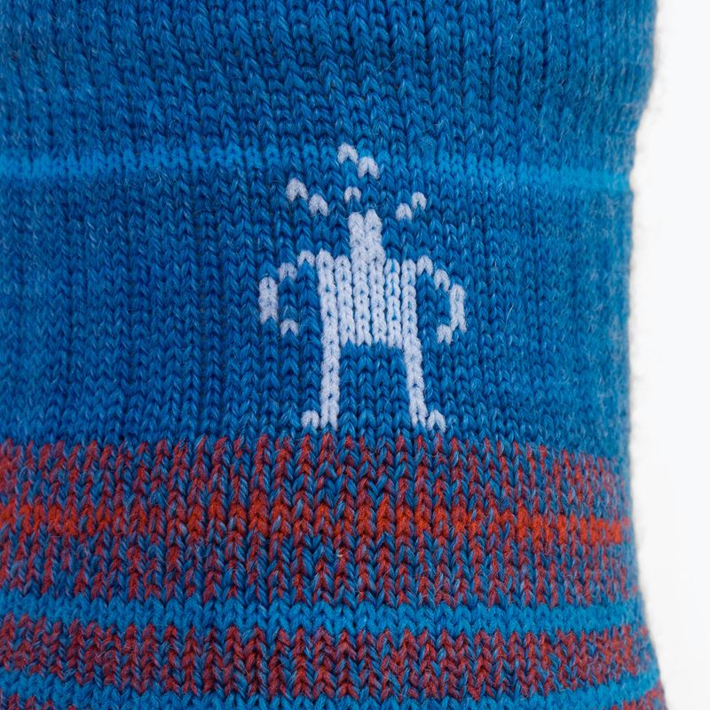 Trekingové ponožky Smartwool Hike Light Cushion Ankle modro-oranžové SW001611E18 3