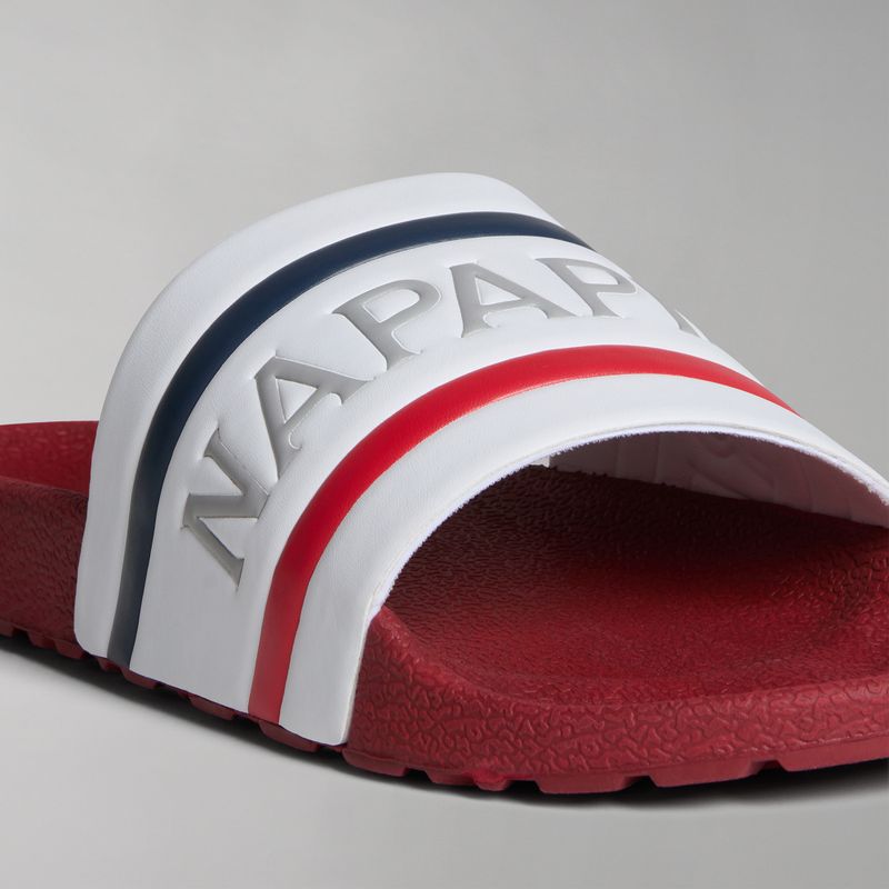 Pánské nazouváky Napapijri NP0A4GTVCV red/white/navy 8