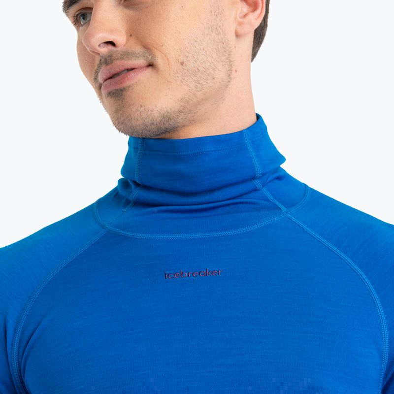 Pánská termální mikina Icebreaker Merino Roll Neck lazurite 3