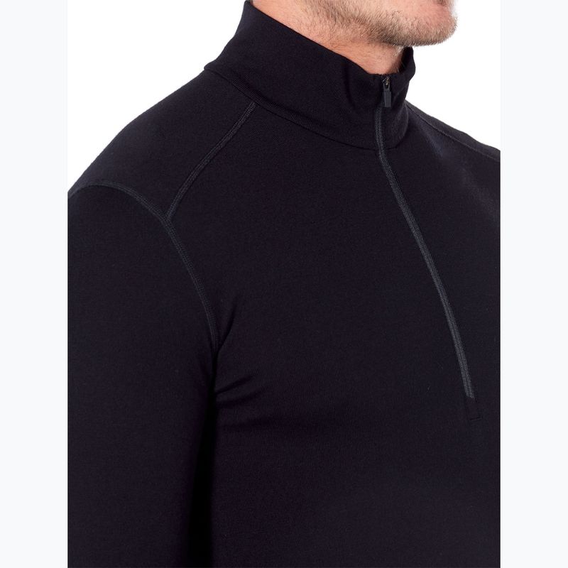 Pánská termo mikina icebreaker 260 Tech LS Half Zip black 5