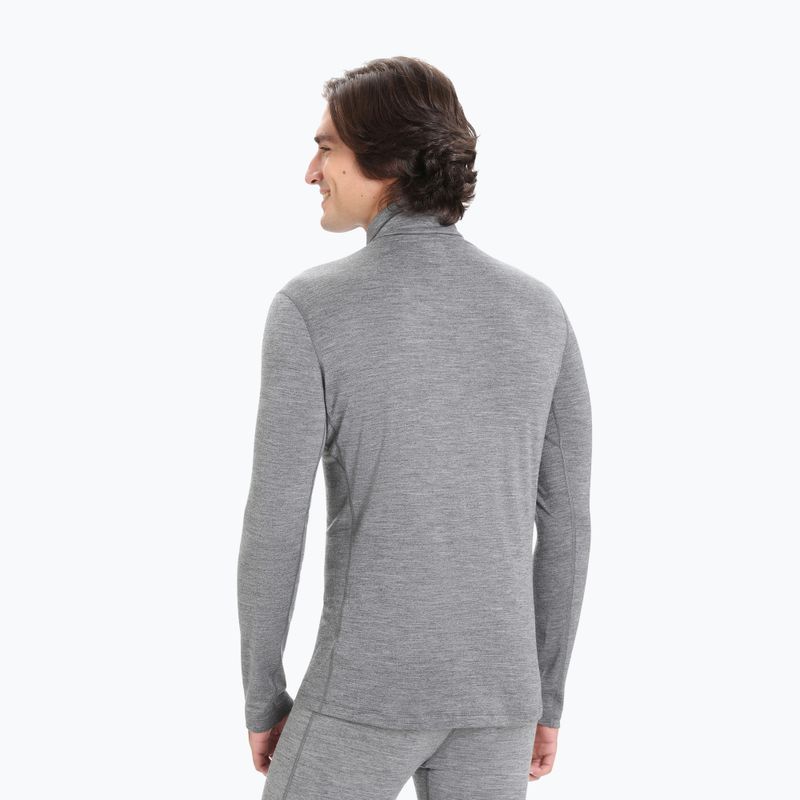 Pánská termo mikina icebreaker Merino 200 Oasis Half Zip gritstone heather 3