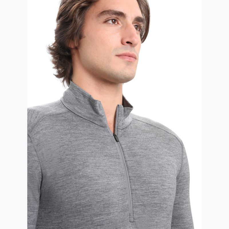 Pánská termo mikina icebreaker Merino 200 Oasis Half Zip gritstone heather 4