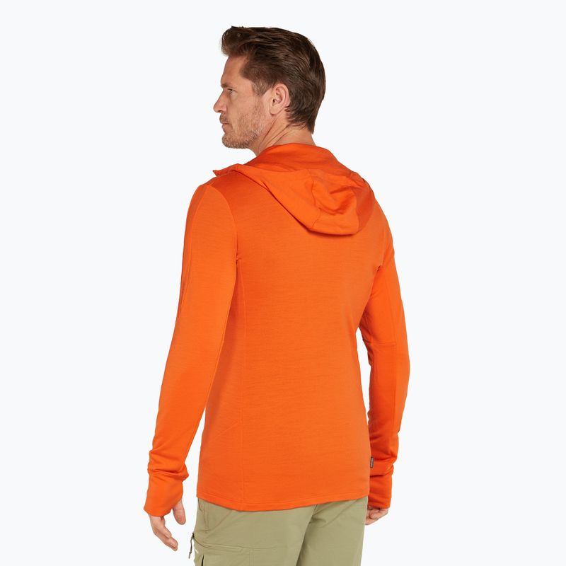 Pánská trekingová mikina  icebreaker Merino 260 Quantum IV Zip Hoodie blaze 3