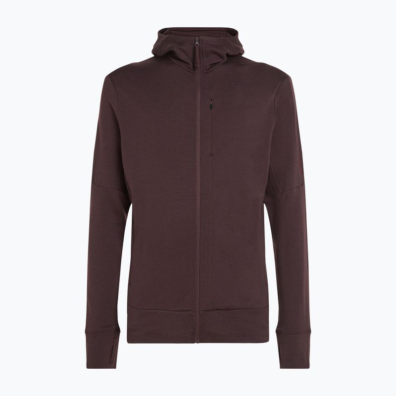 Pánská trekingová mikina  icebreaker Merino 260 Quantum IV Zip Hoodie bittersweet 11