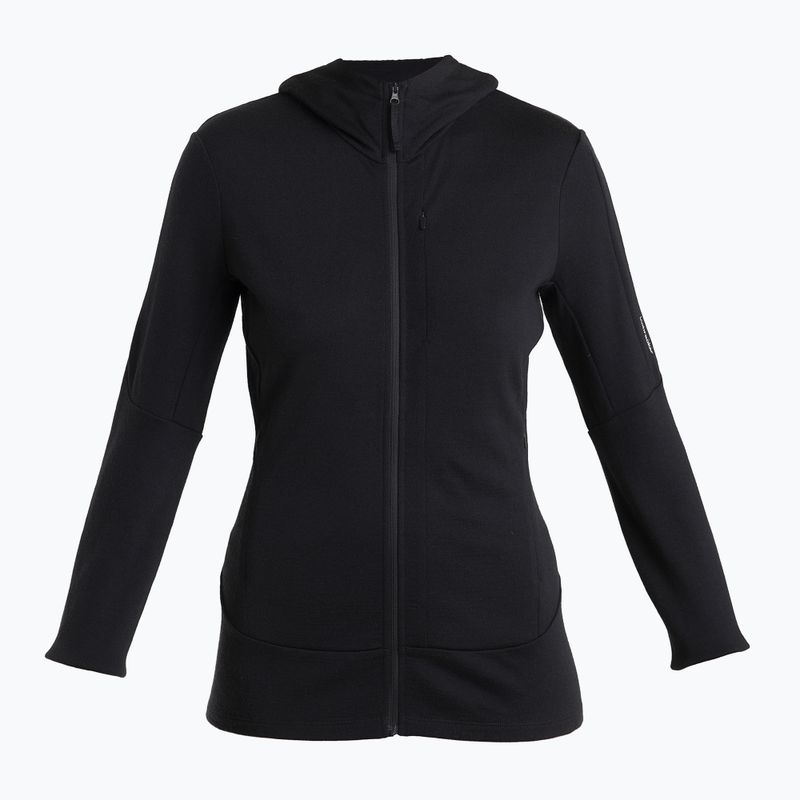 Dámská trekingová mikina icebreaker Merino 260 Quantum IV Zip Hoodie black 7