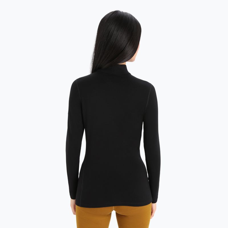 Dámská termoakční mikina icebreaker 260 Tech Turtleneck black 3