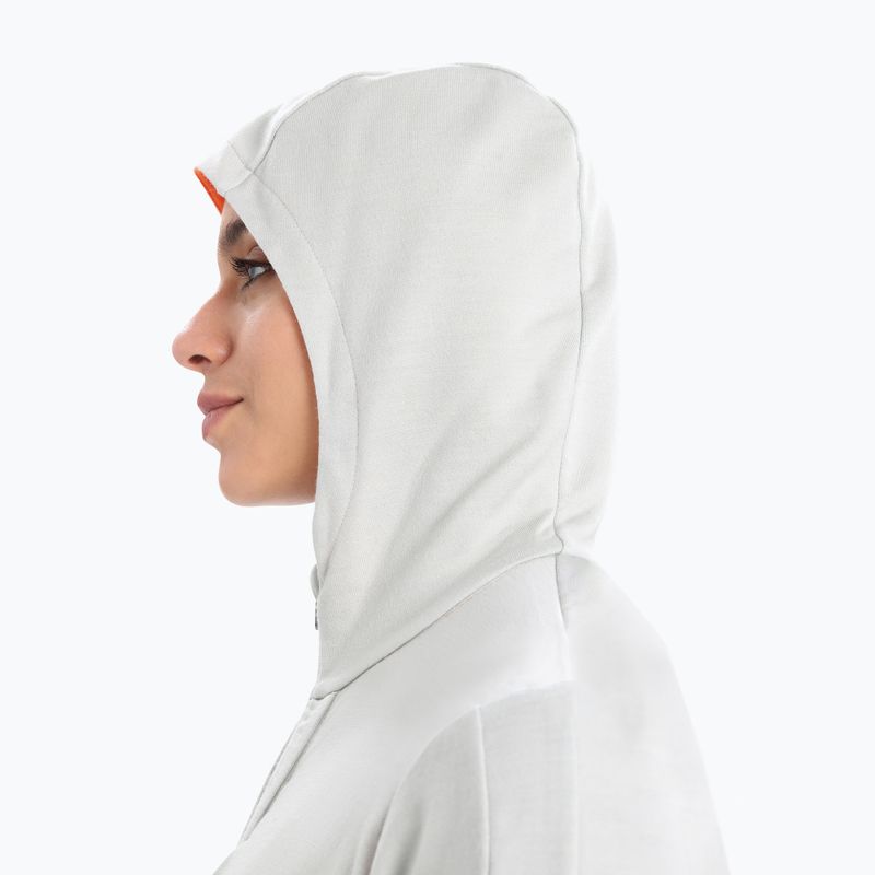 Icebreaker dámská trekingová mikina Quantum III LS Zip Hood white IB0A59JW5521 8