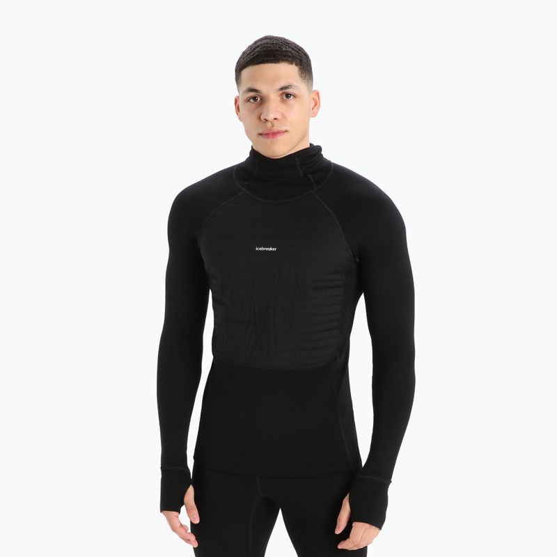 Pánská trekingová bunda Icebreaker ZoneKnit Insulated black