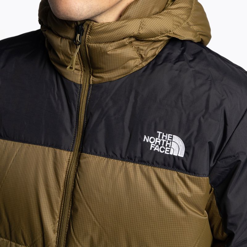 Pánská péřová bunda The North Face Diablo Down Hoodie Hnědá NF0A4M9L 6