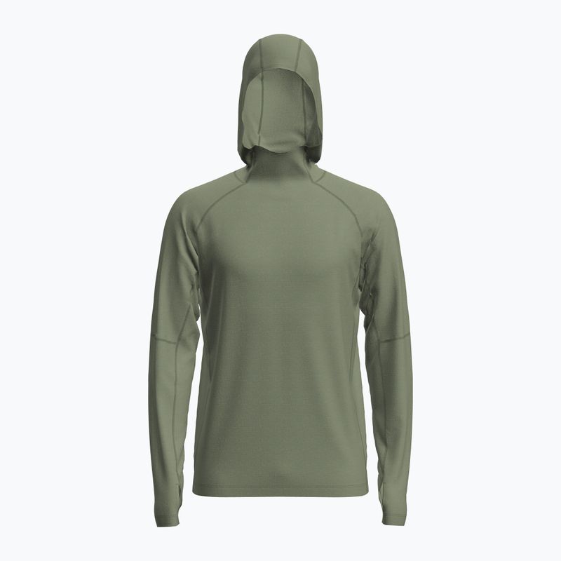Pánská trekingová mikina Icebreaker 150 MerinoFine Ace Hoodie lichen 