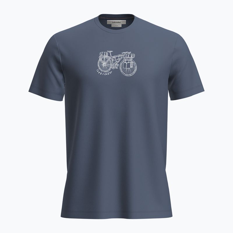 Pánské trekingové tričko  icebreaker Merino 150 Tech Lite SS Tee Adventure Ride dawn