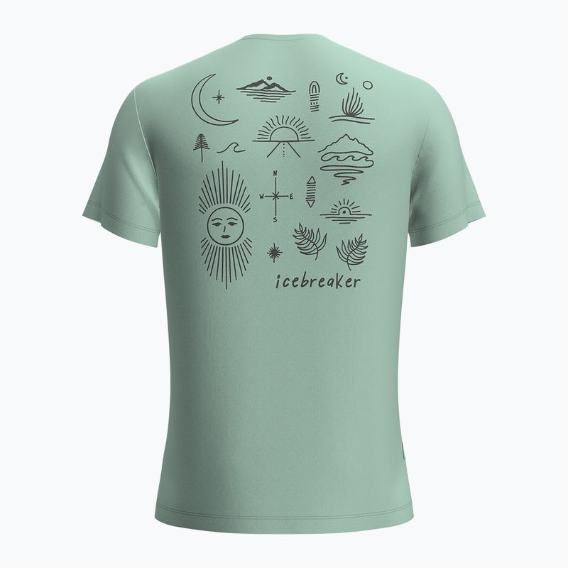 Pánské trekingové tričko  Icebreaker Merino 125 Cool-Lite Sphere Tee Explore More mint 2