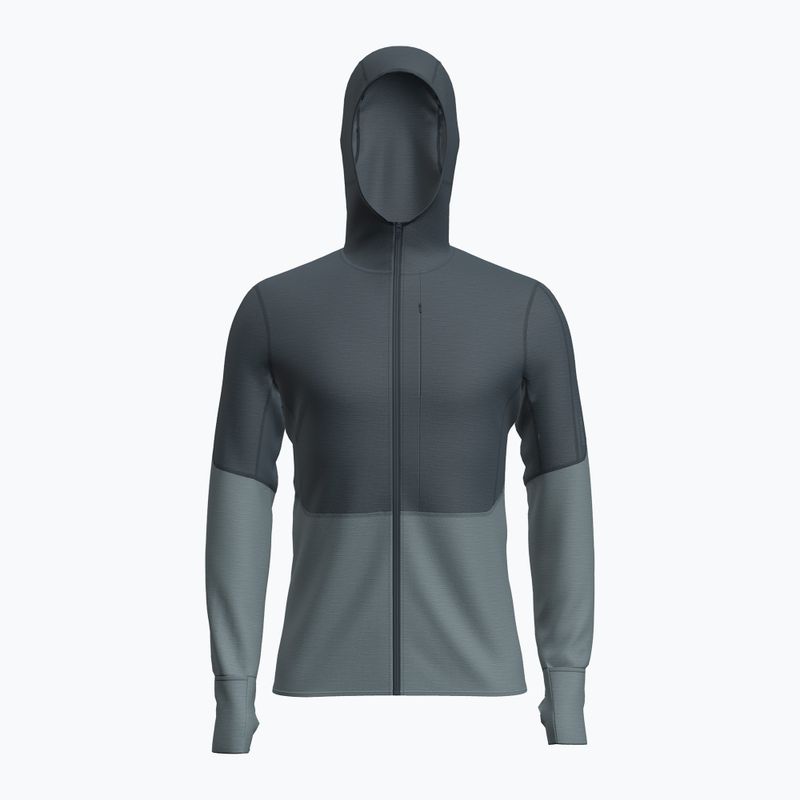 Pánská trekingová mikina Merino 200 RealFleece Descender Zip Hoodie abyss/blue ash/black
