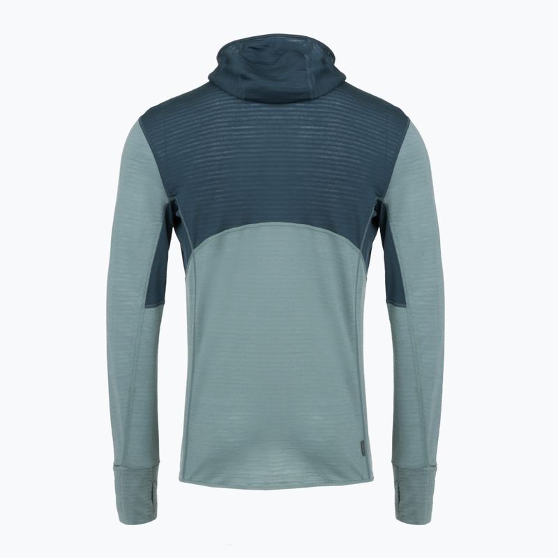 Pánská trekingová mikina Merino 200 RealFleece Descender Zip Hoodie abyss/blue ash/black 2