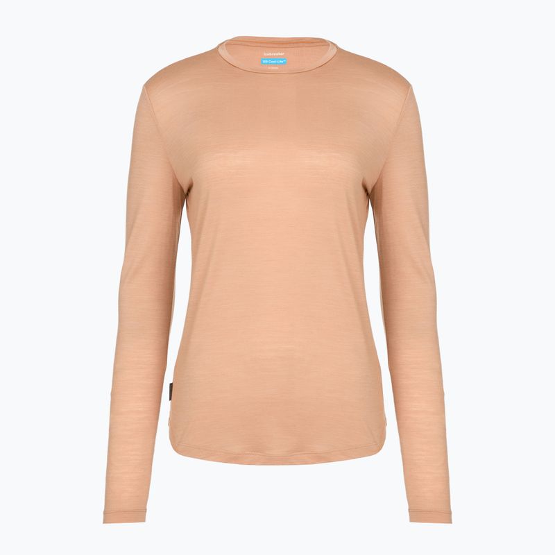 Dámské trekové tričko longsleeve icebreaker Merino 125 Cool-Lite Sphere III LS Tee desert sand