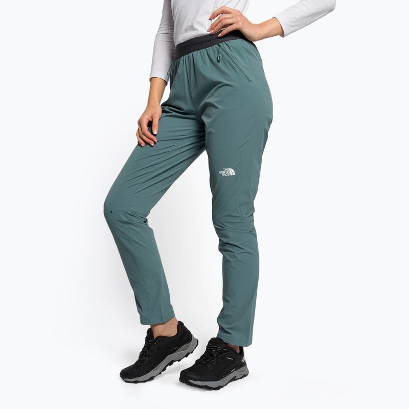 Dámské trekové kalhoty The North Face AO Woven modré NF0A5IFGA9L1