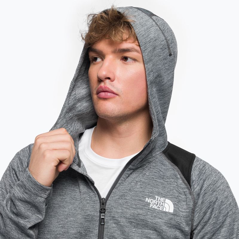 Pánská treková mikina The North Face AO Midlayer FZ Hoodie šedá NF0A5IMGYLM1 5