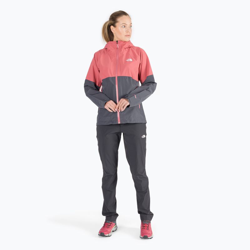 Dámská nepromokavá bunda The North Face Diablo Dynamic JKT šedo-růžová NF0A555W59L1 2