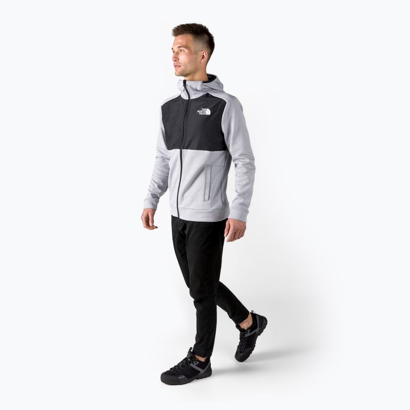 Pánská fleece mikina The North Face MA FZ šedá NF0A5IEQGAU1 2