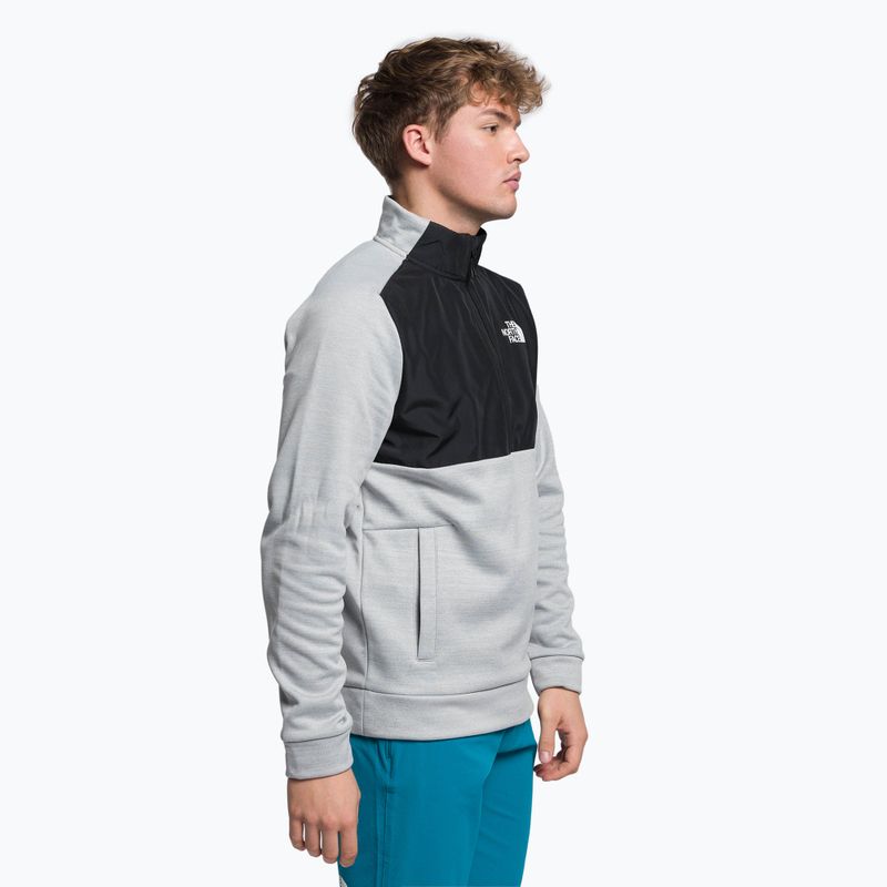 Pánská fleece mikina The North Face MA 1/4 Zip světle šedá NF0A5IESGAU1 3