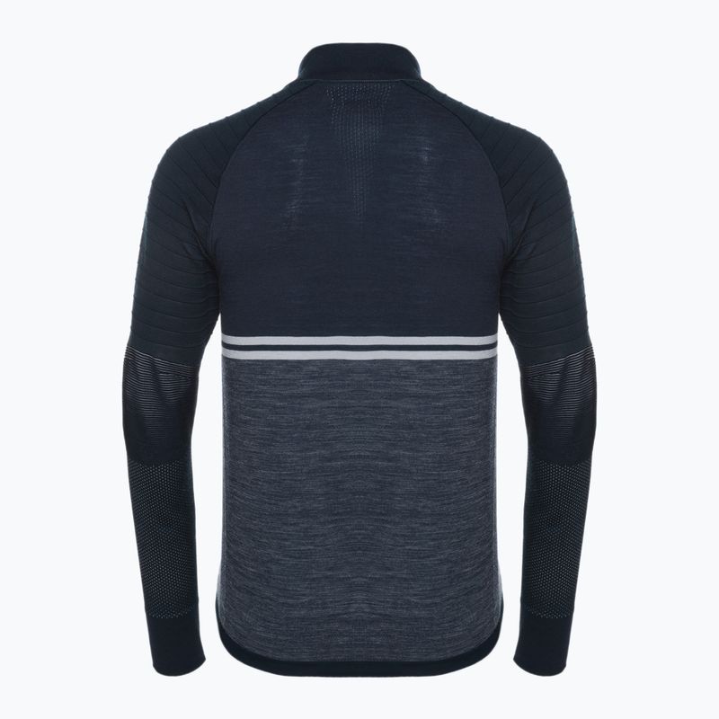 Pánská termální mikina Smartwool Intraknit Merino Tech 1/4 Zip navy blue 16670 2