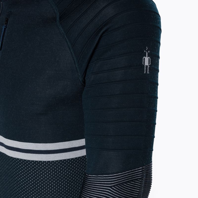 Pánská termoakční mikina Smartwool Intraknit Merino Tech 1/4 Zip deep navy 4