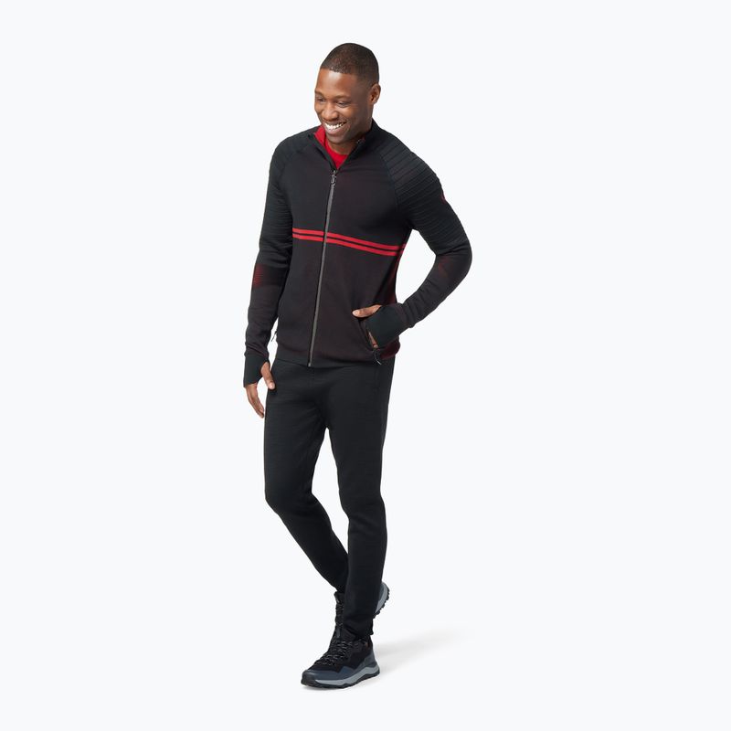 Pánská termální mikina Smartwool Intraknit Merino Tech Full Zip black 16671 2