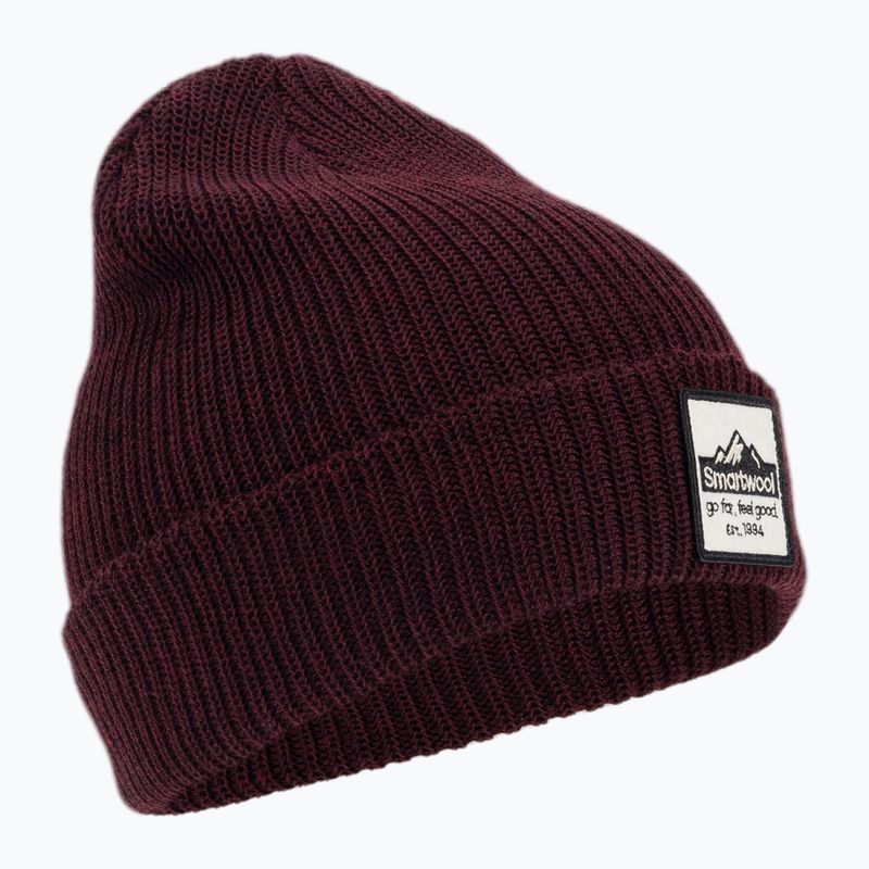 Zimní čepice Smartwool Patch bordó 11493-K40