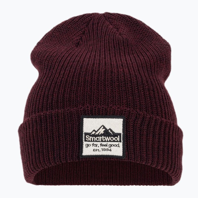 Zimní čepice Smartwool Patch bordó 11493-K40 2