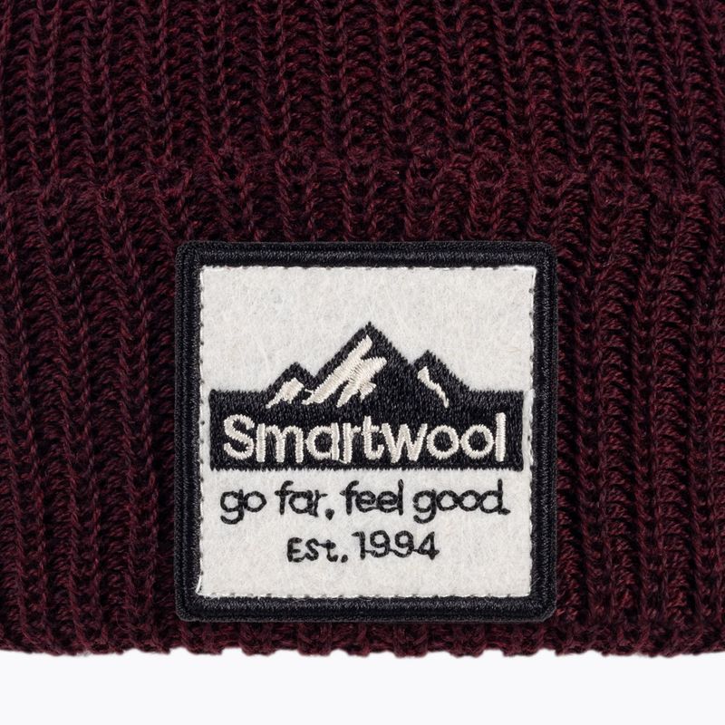 Zimní čepice Smartwool Patch bordó 11493-K40 4