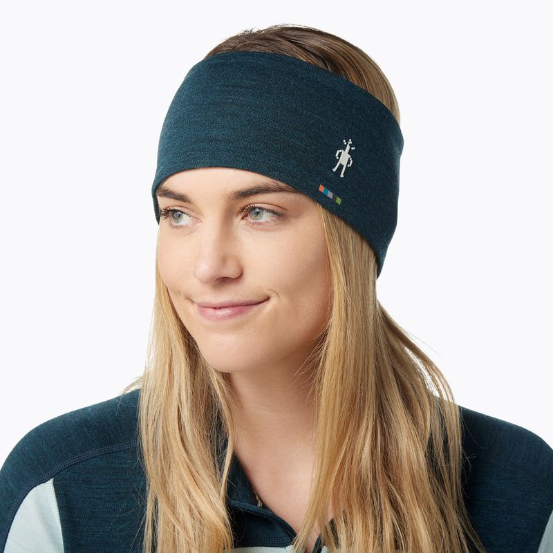 Smartwool Thermal Merino Oboustranná čelenka modrá 0SC969-G75 6