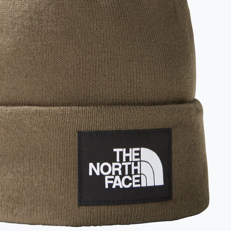 The North Face Dock Worker Recyklovaná zimní čepice new taupe green 2