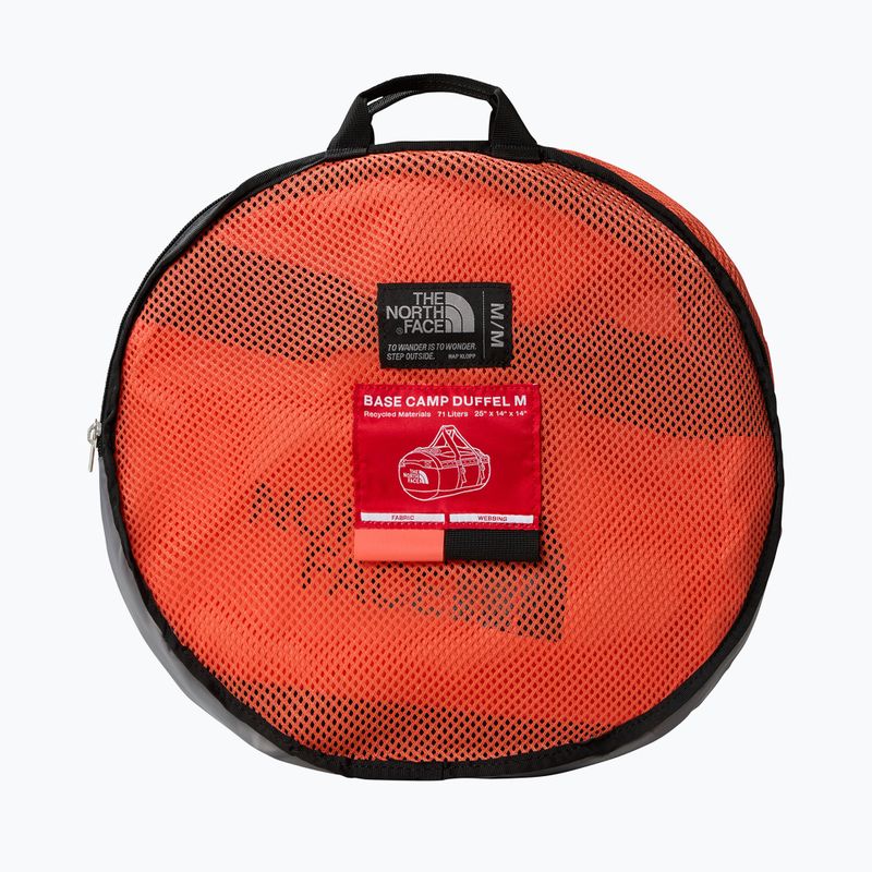 The North Face Base Camp Duffel M 71 l cestovní taška oranžová NF0A52SAZV11 10