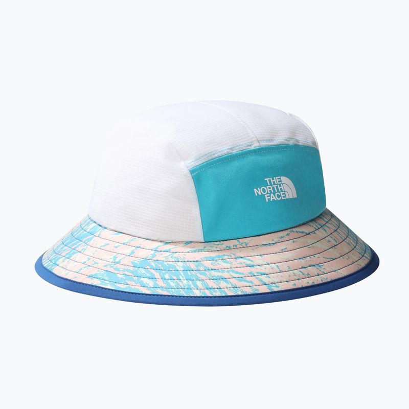 Běžecká čepice The North Face TNF Run Bucket white-blue NF0A7WH5IR11