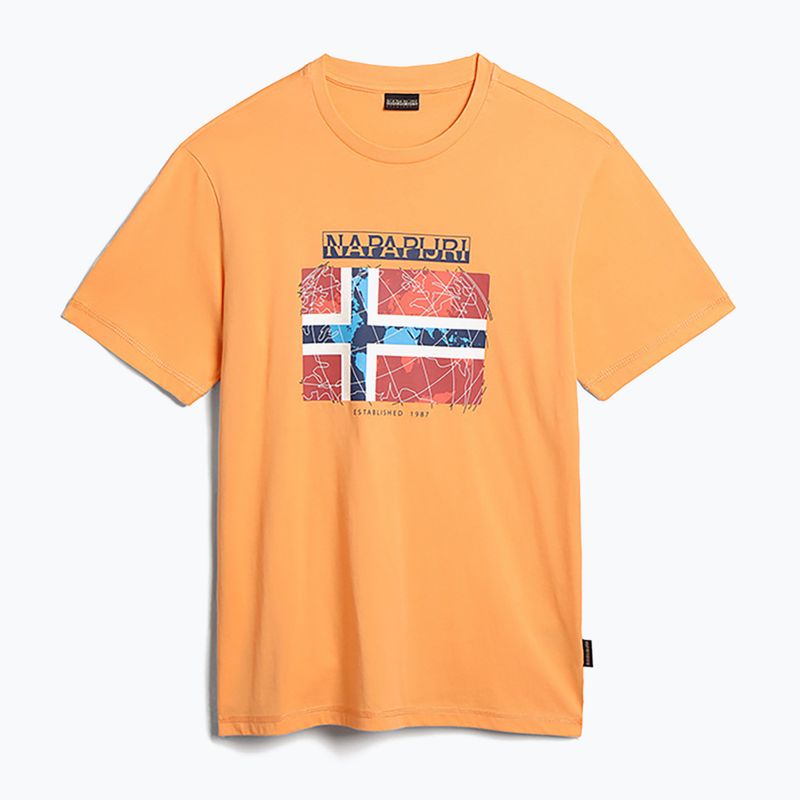 Pánské tričko Napapijri NP0A4H22 naranja 5
