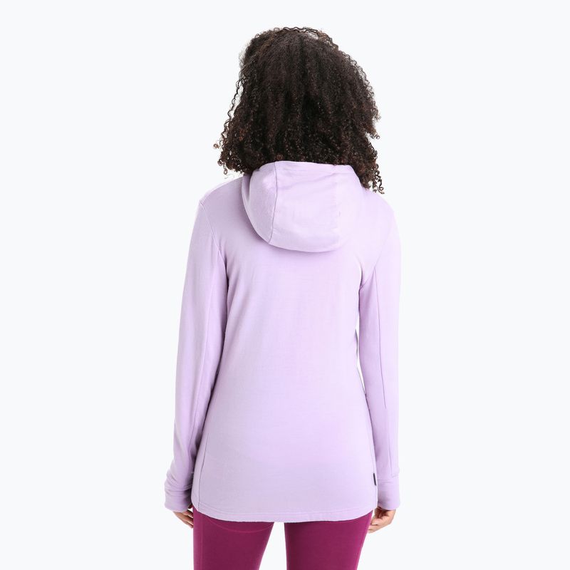 Icebreaker dámská trekingová bunda Quantum III LS Zip Hood purple 0A59JW 3