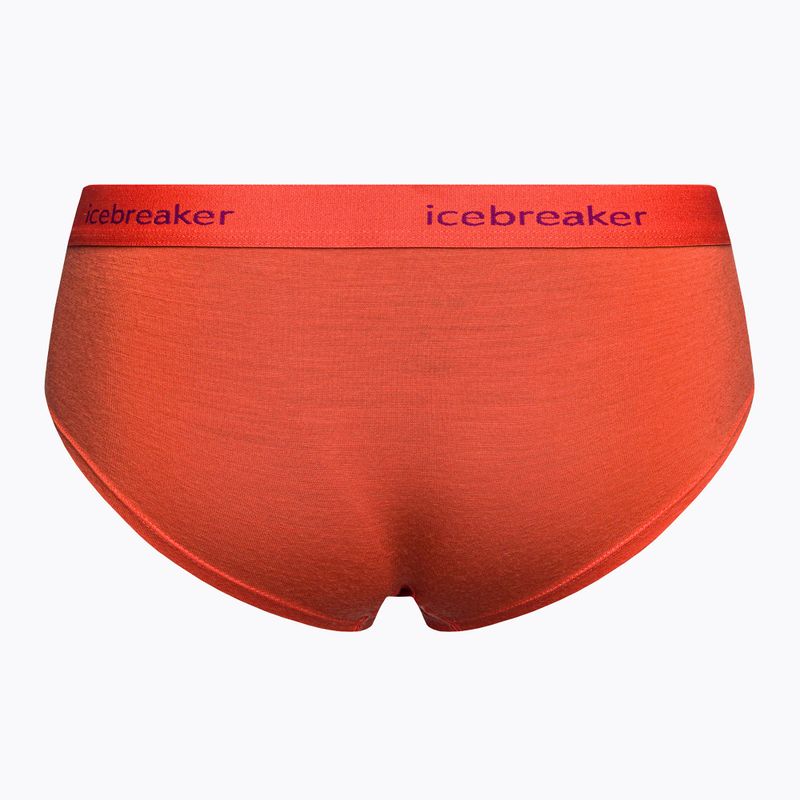 Dámské termální boxerky Icebreaker Sprite Hot red 103023 2