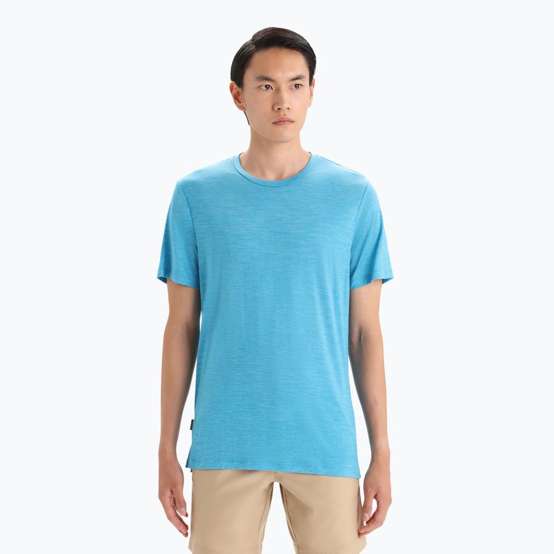 Pánské trekové tričko Icebreaker Sphere II SS modré 0A56C6