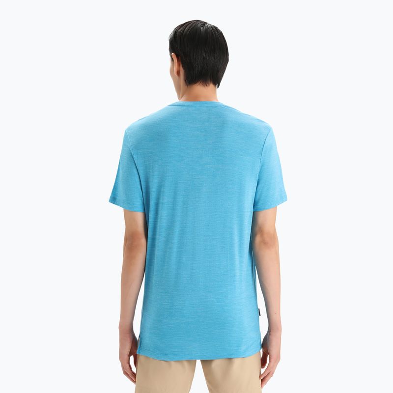 Pánské trekové tričko Icebreaker Sphere II SS modré 0A56C6 3