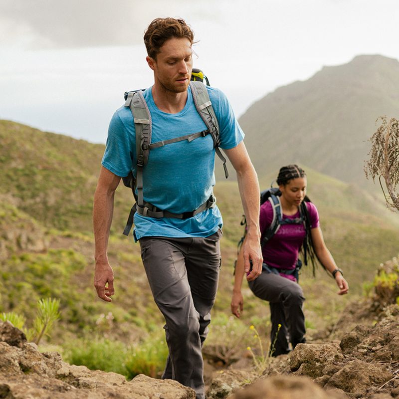 Pánské trekové tričko Icebreaker Sphere II SS modré 0A56C6 8