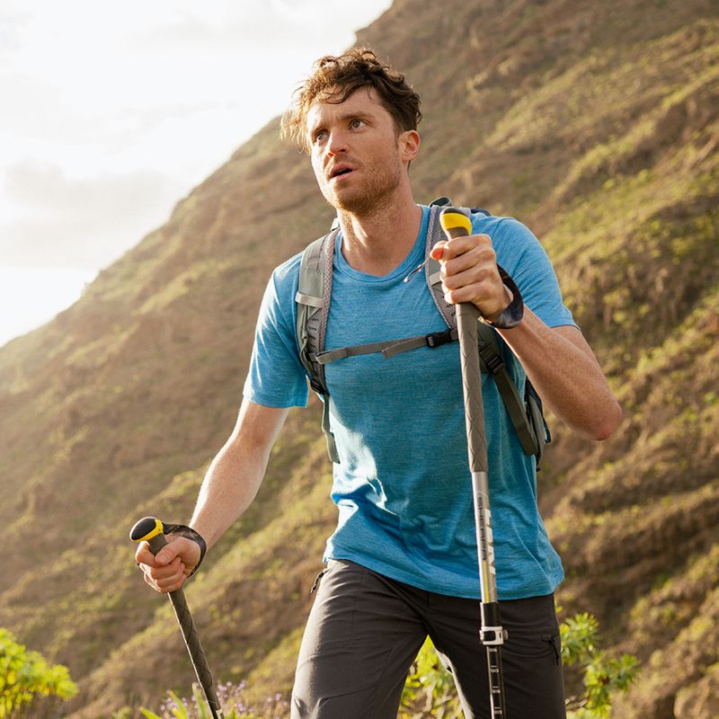 Pánské trekové tričko Icebreaker Sphere II SS modré 0A56C6 10