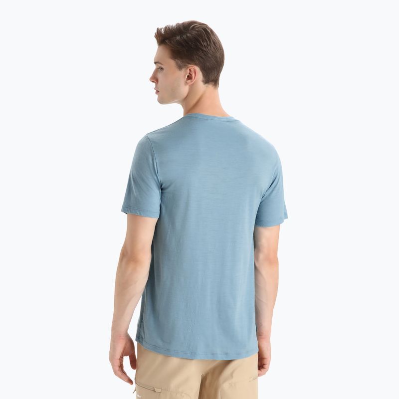 Pánské termotriko Icebreaker Tech Lite II Polar Paddle modré IB0A56NA7301 3