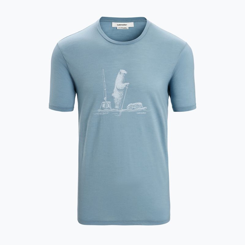 Pánské termotriko Icebreaker Tech Lite II Polar Paddle modré IB0A56NA7301 6