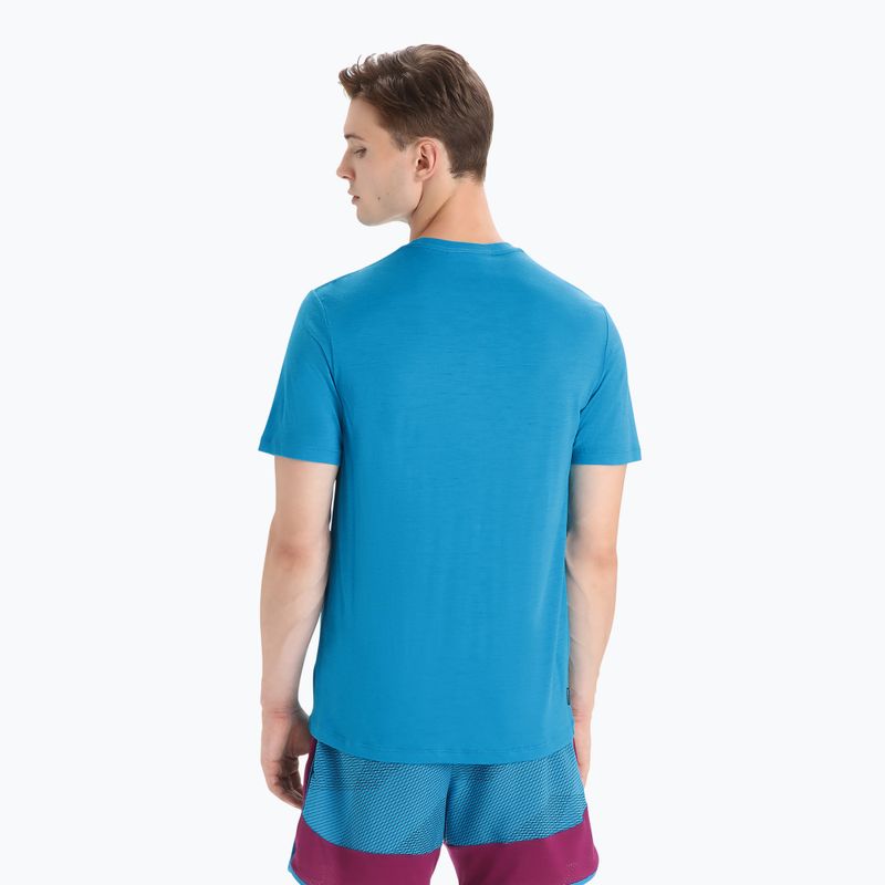 Pánské termotričko Icebreaker Tech Lite II Cadence Paths modré IB0A56N87341 3