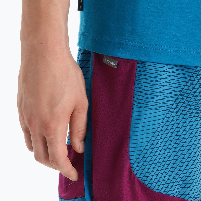 Pánské termotričko Icebreaker Tech Lite II Cadence Paths modré IB0A56N87341 4