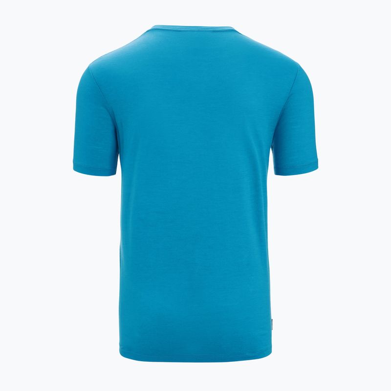 Pánské termotričko Icebreaker Tech Lite II Cadence Paths modré IB0A56N87341 6