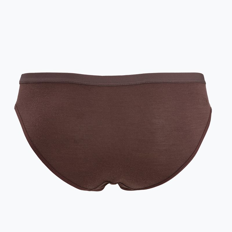 Dámské spodní termo prádlo Icebreaker Siren Bikini umber 2